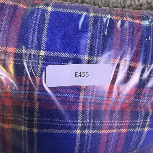 Vineyard Vines Murray Shirt Men's XL Flannel Red Blue Plaid Button Down E455 - Picture 11 of 11